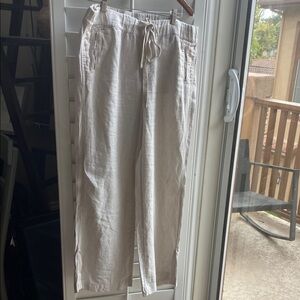 Women’s Casual Linen Pants - Natural